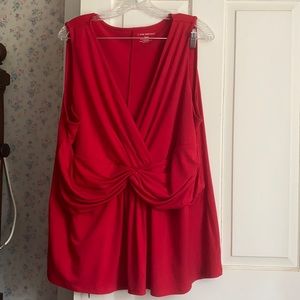 Lane Bryant Red Blouse